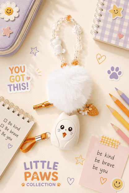 Little Paws Edition kids safety pack with alarm whistle and accessories